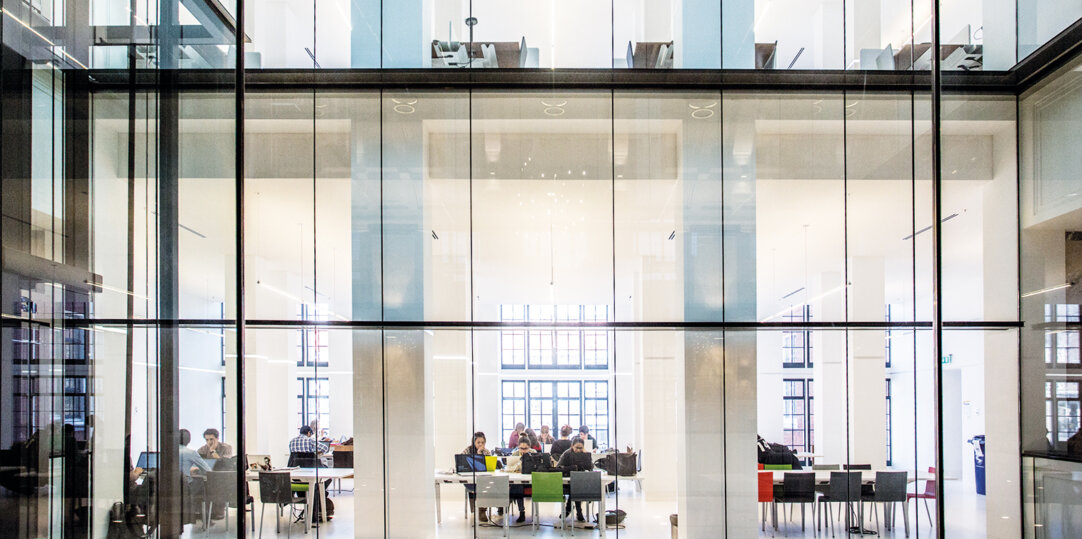 Student at School studying